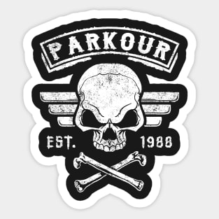 PARKOUR - FREERUNNING - TRACEUR Sticker